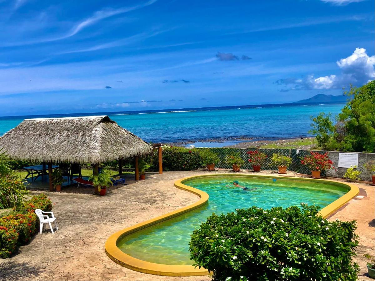 Superbe Bord De Mer, Acces Lagon Et Piscine Privee Paea Extérieur photo