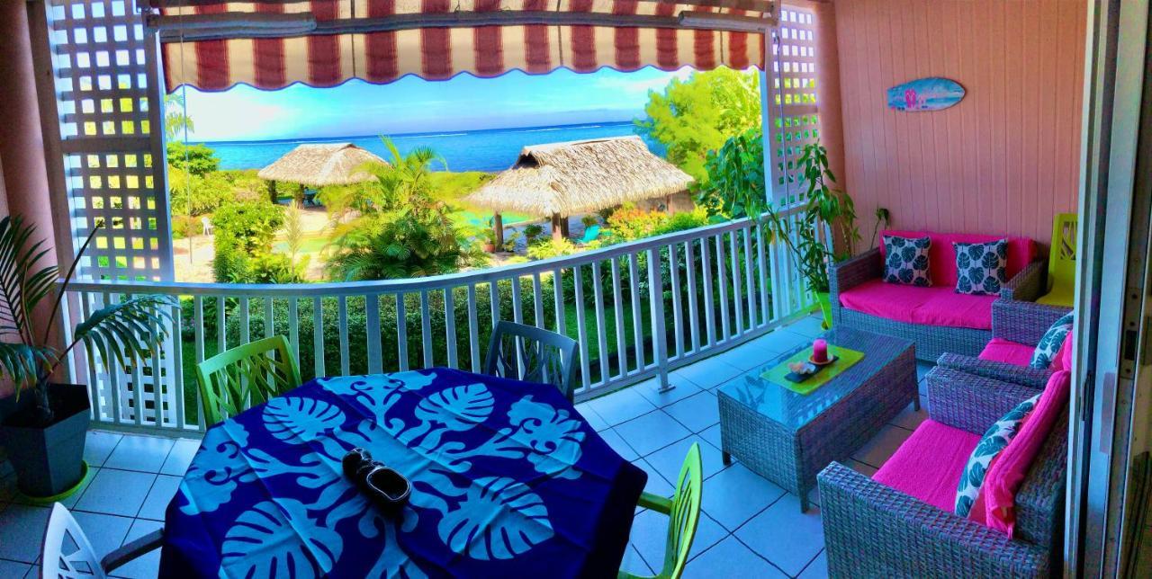 Superbe Bord De Mer, Acces Lagon Et Piscine Privee Paea Extérieur photo